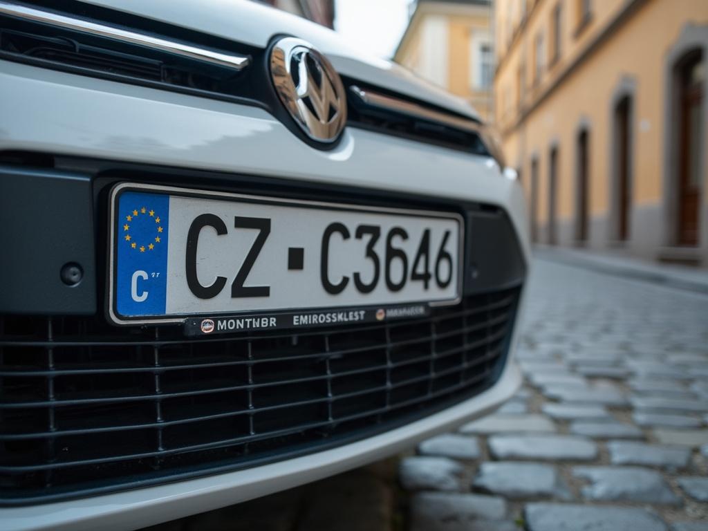 cz plaque d'immatriculation