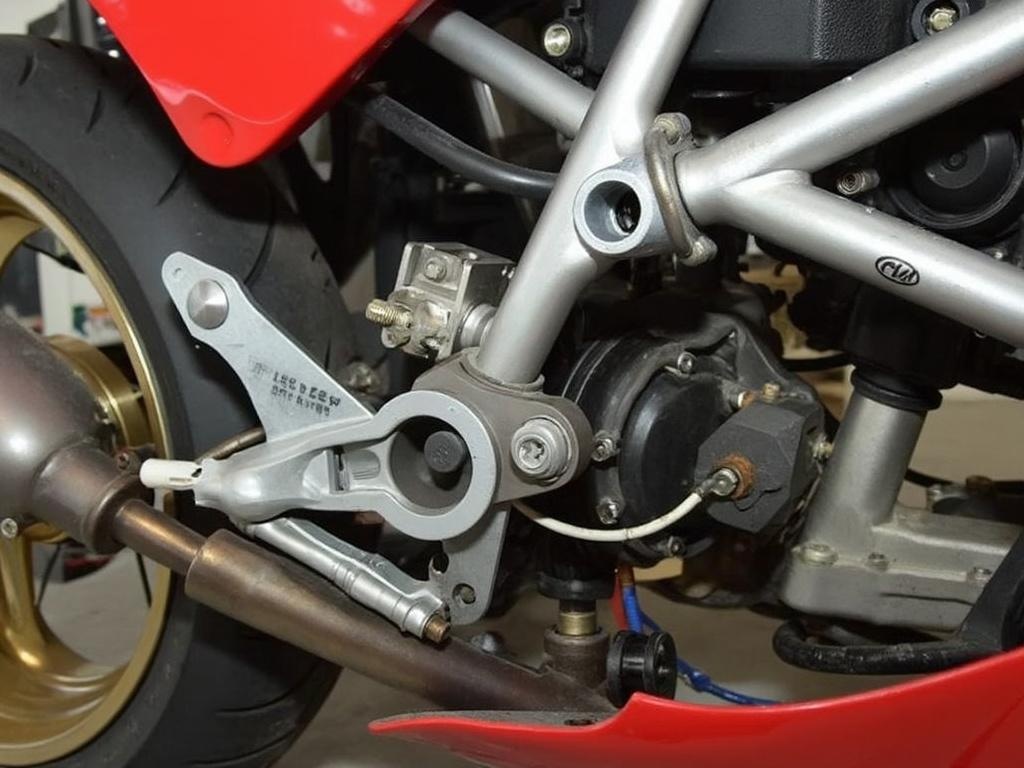 emplacement regulateur de tension ducati 916 st4 de 2000