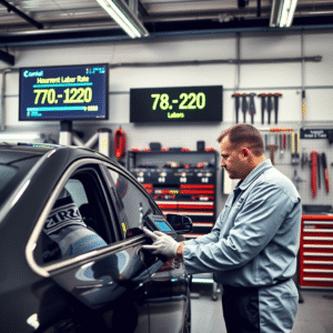 tarif main d'oeuvre garage 2025