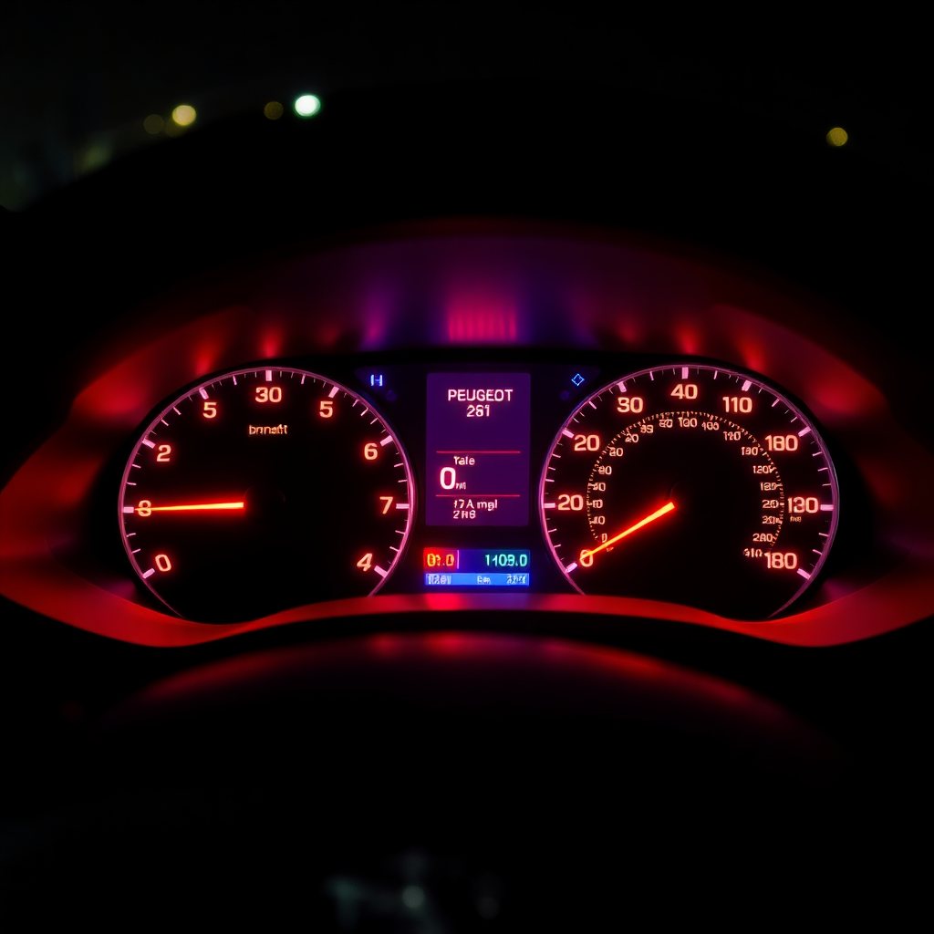 voyant tableau de bord peugeot 208