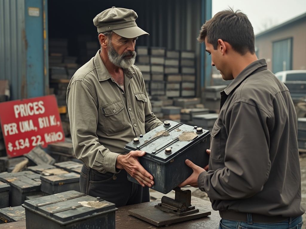 vendre batterie usagée prix