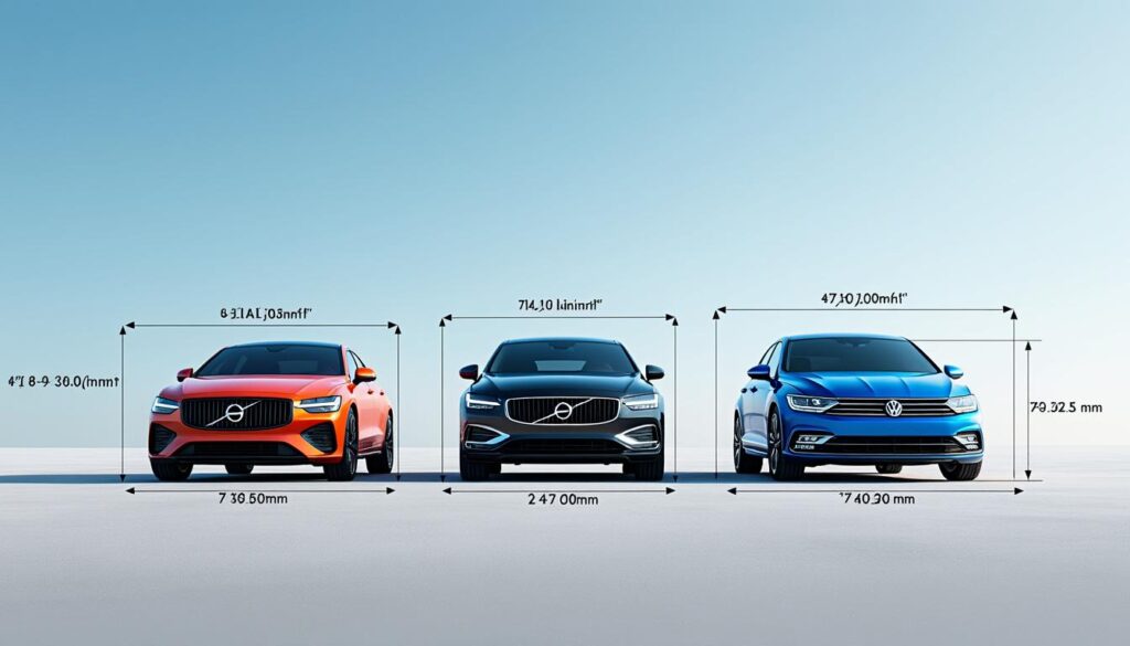 comparez facilement les dimensions automobiles : longueur, largeur et hauteur pour choisir le véhicule adapté à vos besoins.