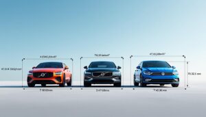 comparez facilement les dimensions automobiles : longueur, largeur et hauteur pour choisir le véhicule adapté à vos besoins.