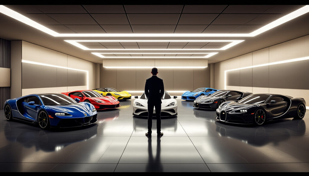 explorez la collection exclusive de supercars de luxe de ronaldo, ses voitures de rêve et ses modèles les plus prestigieux.