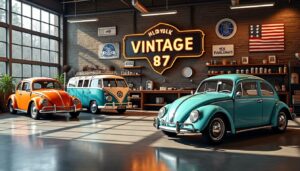 vintage import 87, expert en voitures anciennes et volkswagen classiques, vous accompagne pour l'achat, la restauration et la passion des véhicules d'époque.