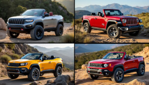 découvrez notre guide complet sur les 4x4 cabriolets : explorez les meilleurs modèles, leurs caractéristiques clés et obtenez des conseils d'achat pour faire le choix idéal.