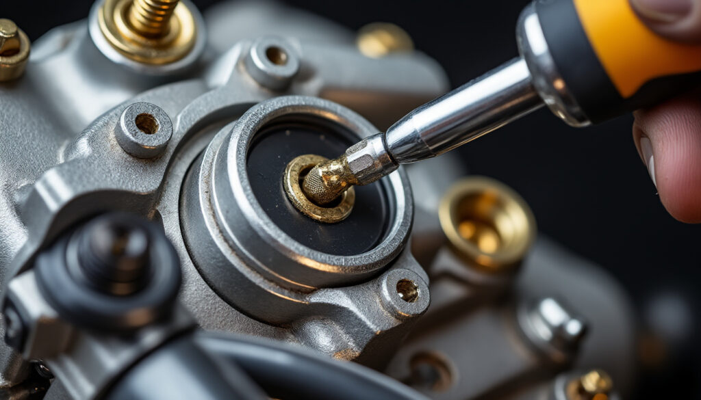 découvrez comment régler facilement la vis de richesse d'un carburateur pour optimiser son fonctionnement et améliorer les performances de votre moteur.